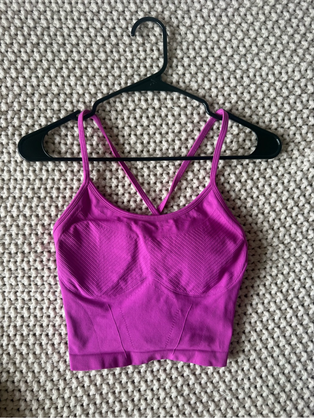 Gymshark Electric Purple Seamless Sports Bra